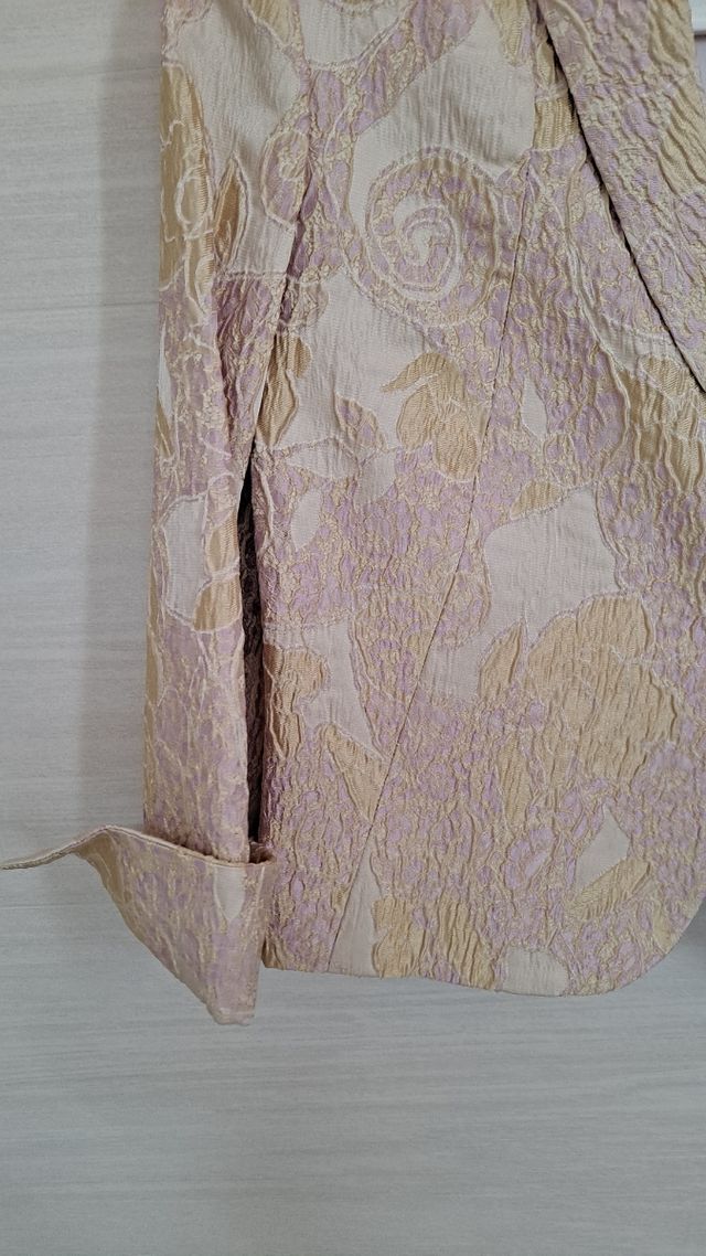 Blazer dorada y rosa - Talla M