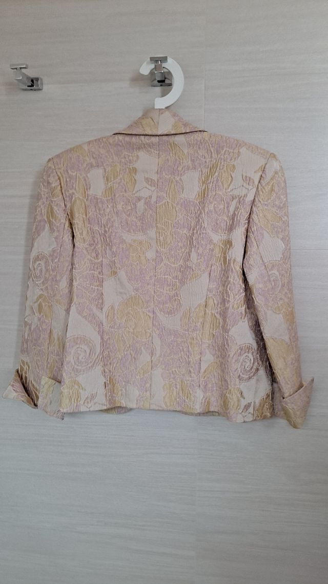 Blazer dorada y rosa - Talla M