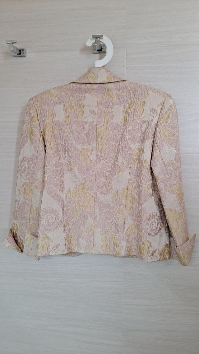 Blazer dorada y rosa - Talla M