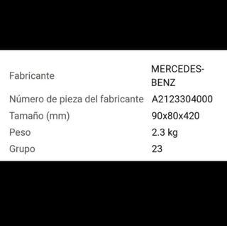 Brazo suspensión Mercedes Clase E W212