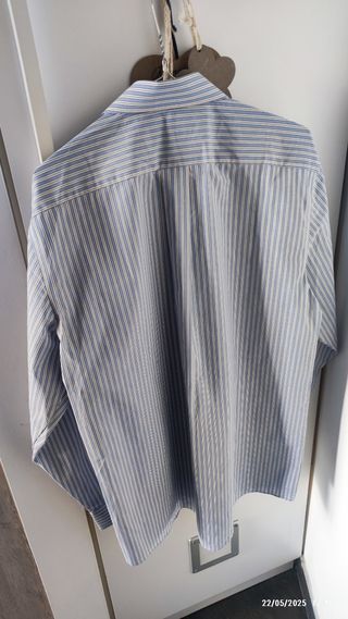 Camicia Stafford Uomo, Blu, Tg 16 Regular