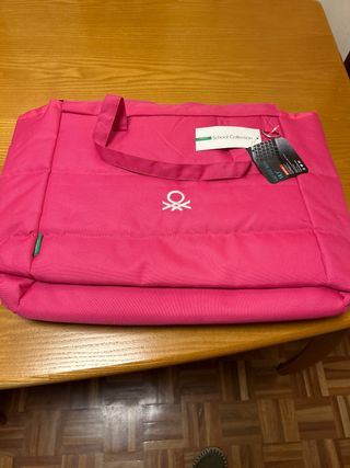 Bolso Benetton rosa - School Collection