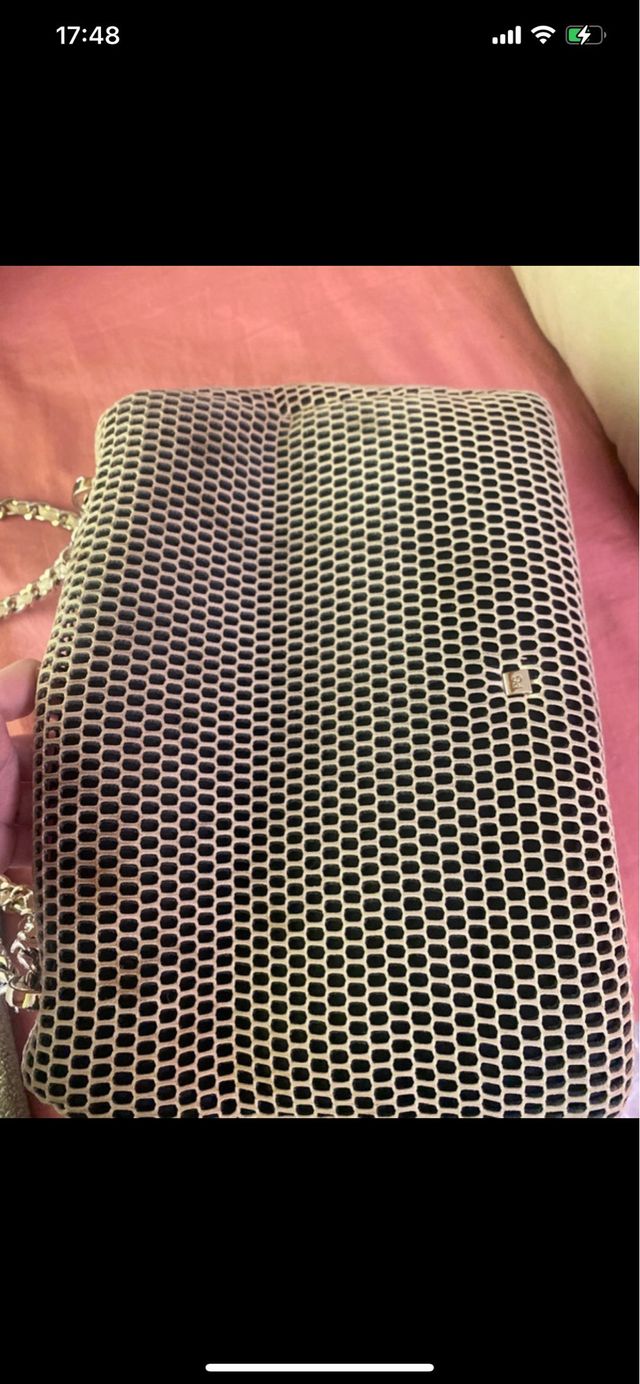 Bolso Purificación García beige-negro