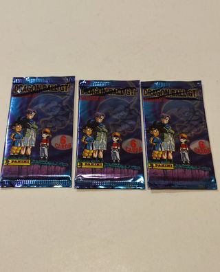 3 sobres Dragon Ball GT serie 2 Sin Abrir