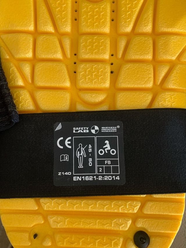 Espaldera moto - Protección dorsal