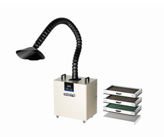 NUEVO Extractor de Humo de 300W 4 Capas de Filtro