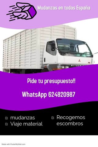 Mudanzas en todas España - Transporte de material