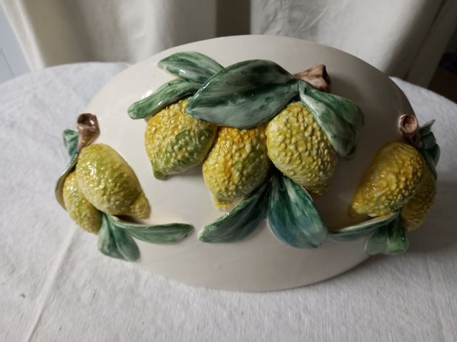 Lampada a parete ceramica limoni