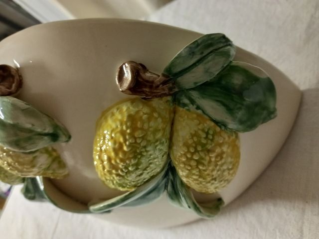 Lampada a parete ceramica limoni