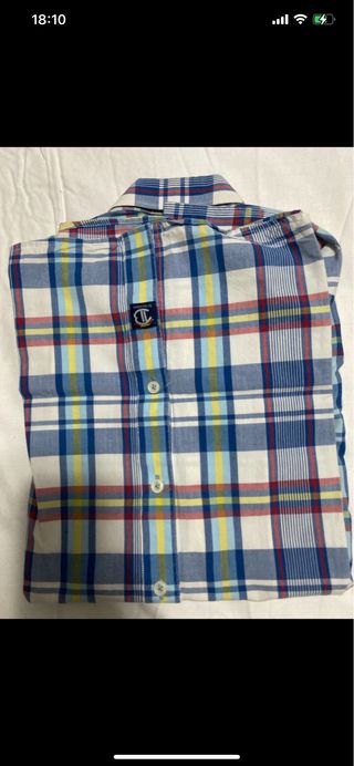 Camisa cuadros hombre multicolor