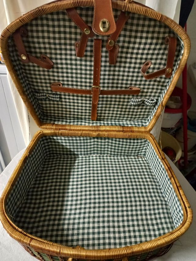 Cestino da picnic vintage