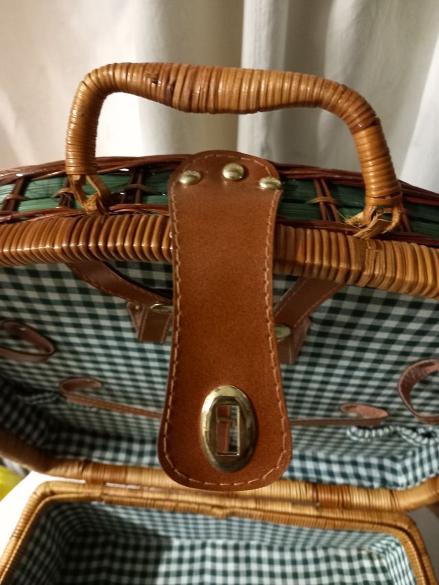 Cestino da picnic vintage