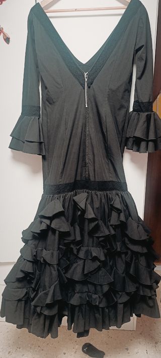 Vestido Flamenca Negro - Talla 42-44