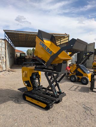 MINI DUMPER CON DESCARGA EN ALTURA