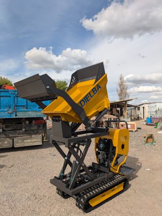 MINI DUMPER CON DESCARGA EN ALTURA