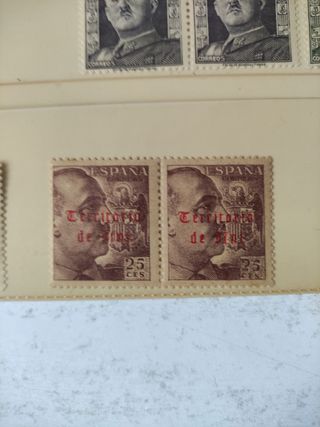 Sellos nuevos de Franco