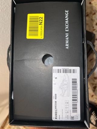 Zapatillas Armani Exchange - Azul/Rojo - 43