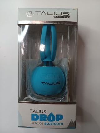 Talius Drop - Altavoz Bluetooth, 3W, Azul/Rosa