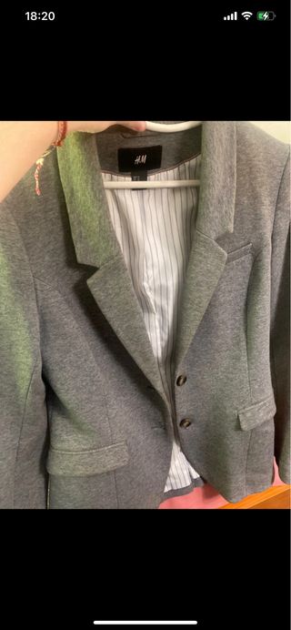 Blazer H&M Gris - Talla 42