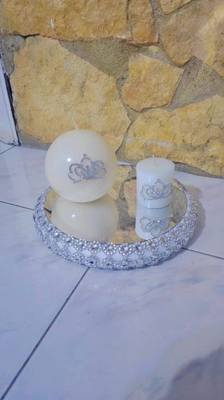 Centrotavola rose artificiali