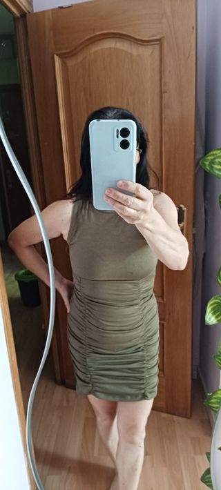 Blusa negra y marrón - Tirantes