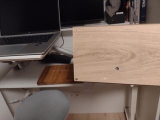 Soporte doble pantalla PC.