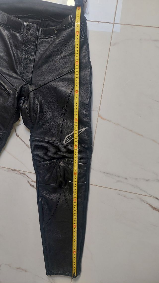 Pantalones moto cuero Alpinestars 48