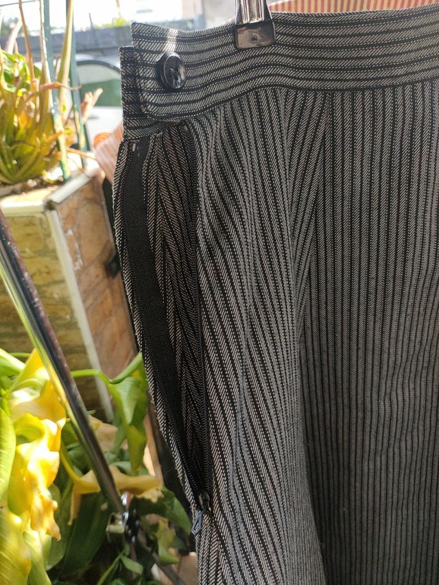 Falda rayada rociera 