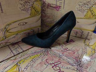Tacones Araen - color verde azulado