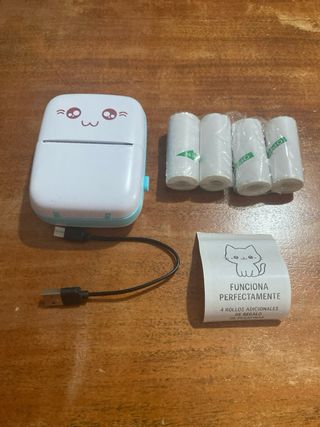 Mini impresora térmica Kawaii