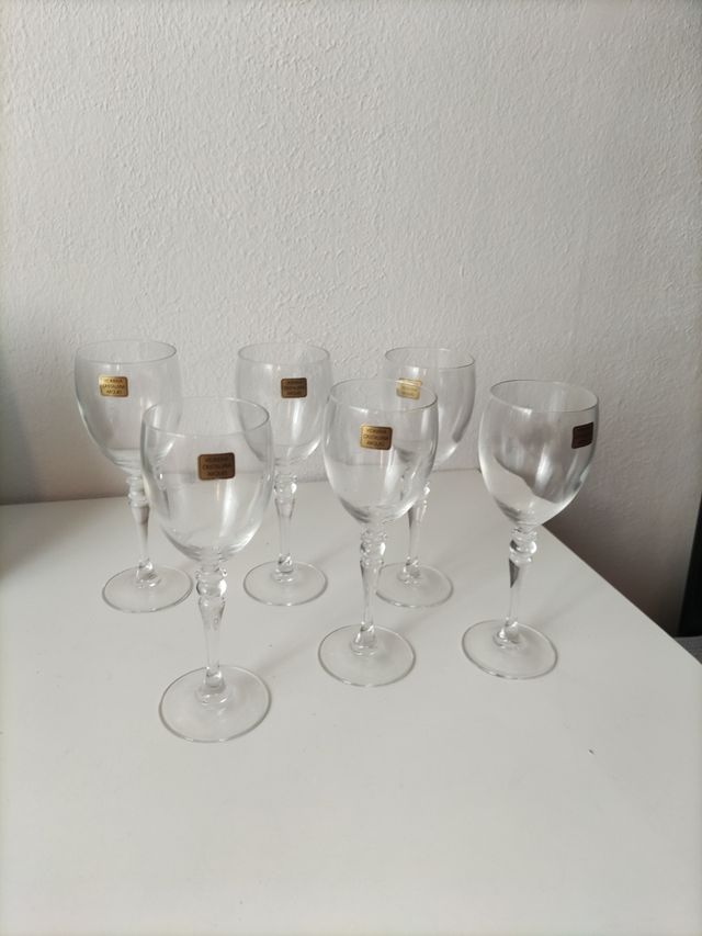 6 Copas Cristal Nuevas