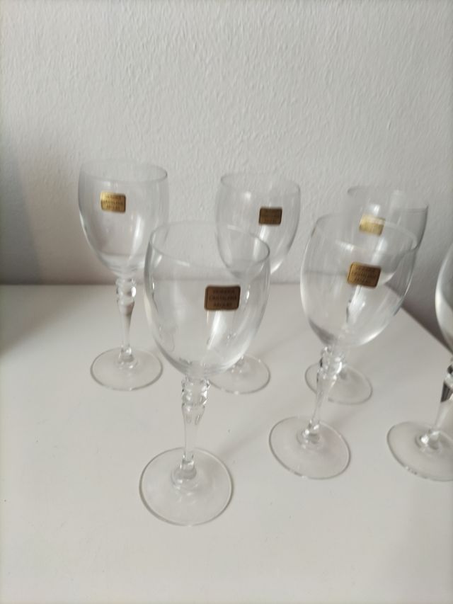 6 Copas Cristal Nuevas