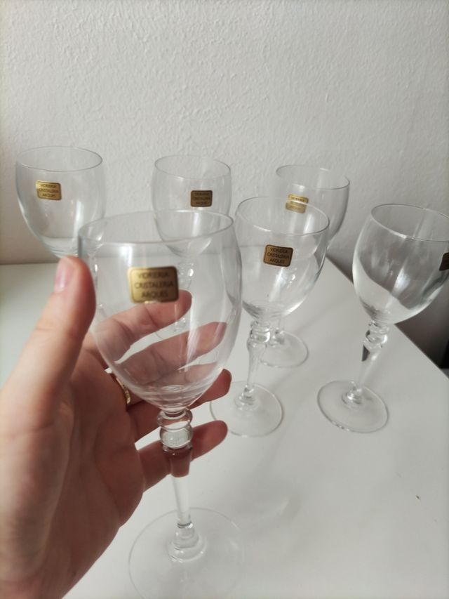 6 Copas Cristal Nuevas