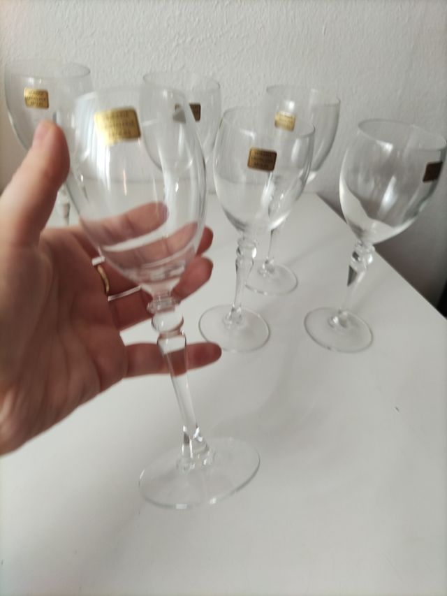 6 Copas Cristal Nuevas