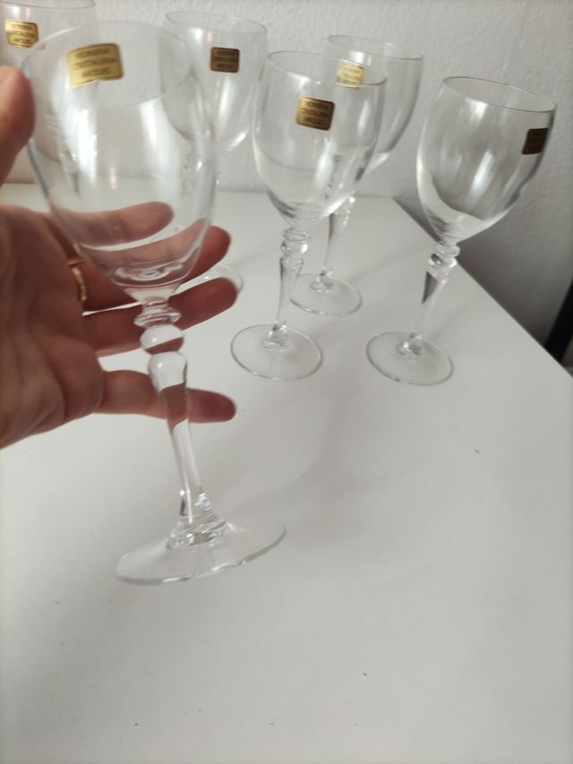 6 Copas Cristal Nuevas