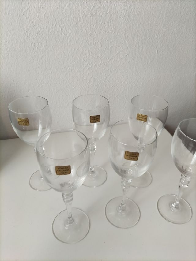 6 Copas Cristal Nuevas