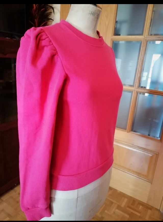 Sudadera rosa STR talla S - nueva