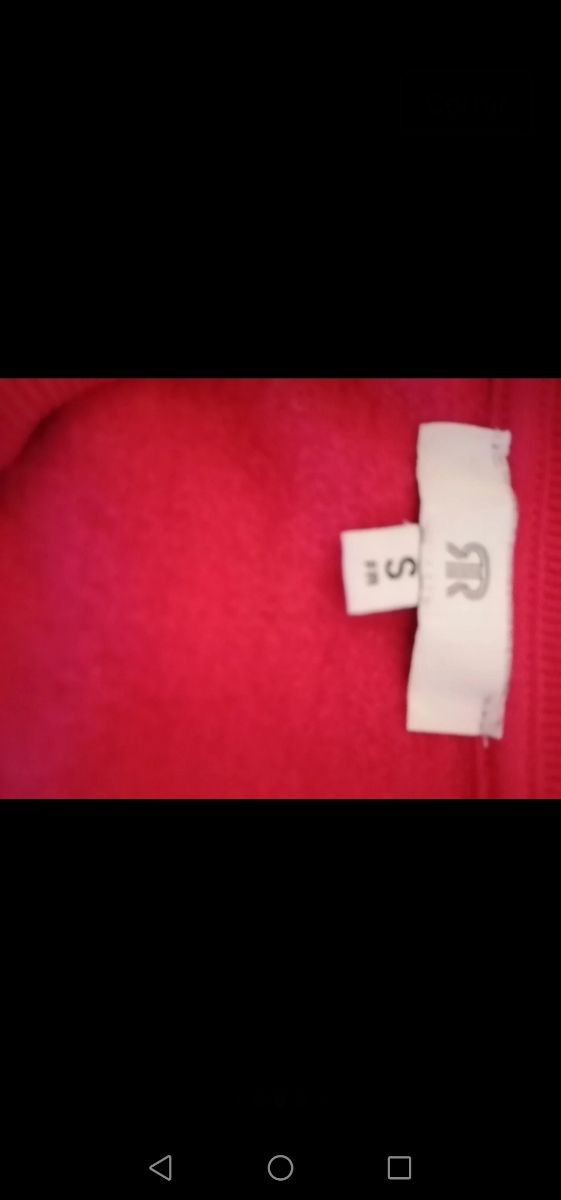 Sudadera rosa STR talla S - nueva