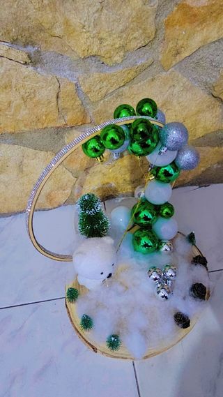 Centrotavola Natale: 2 decorazioni