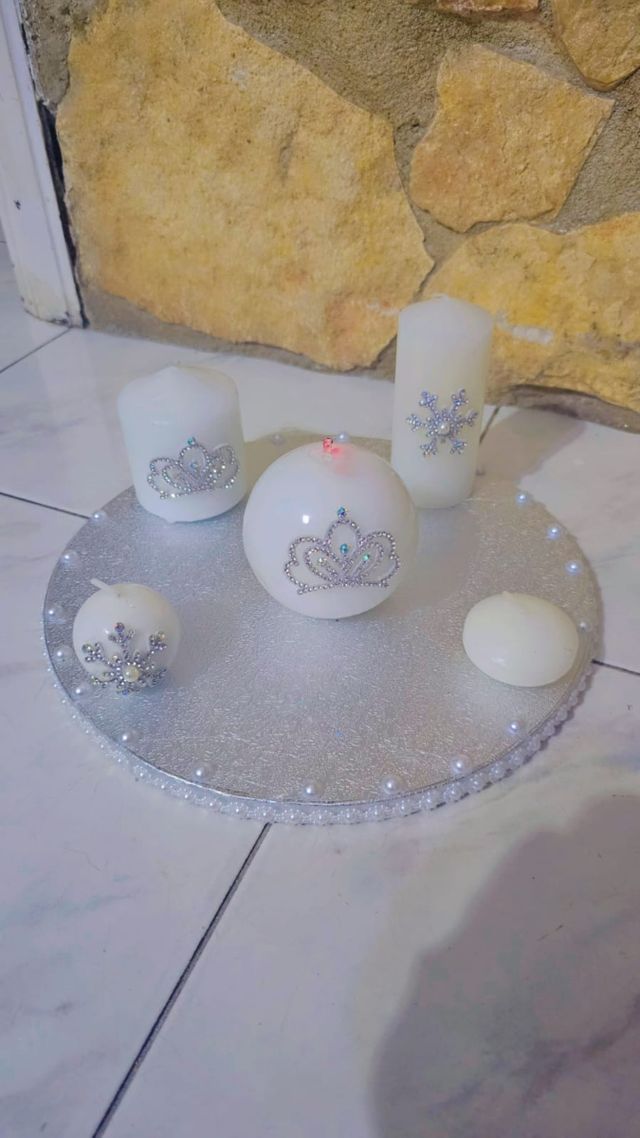 Candele decorative matrimonio