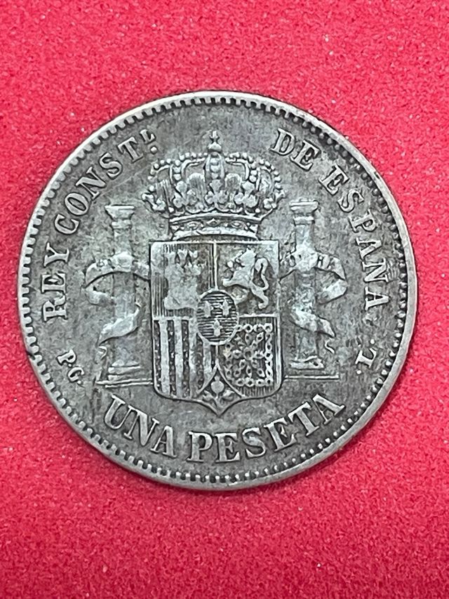1 Peseta Alfonso XIII 1893