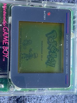 nintendo game boy pokemon blu