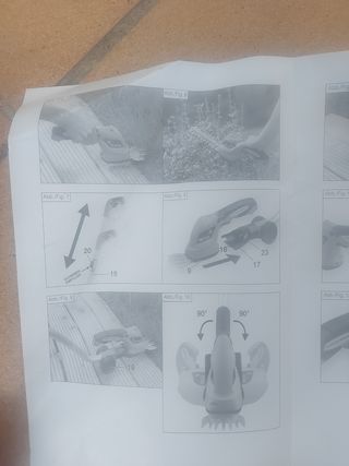 Podadora y cortasetos y filos recargable