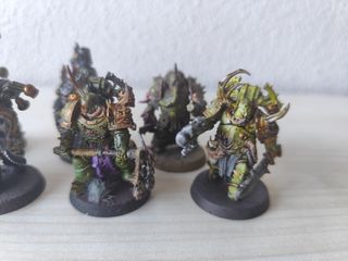7 Marines Plaga - Deathguard Warhammer40k Pintado