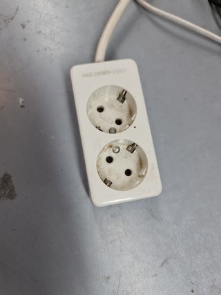 Regleta 2 enchufes 230V