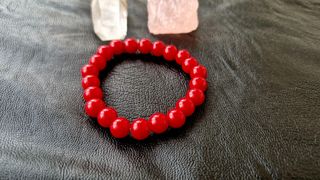 Pulsera Coral Rojo