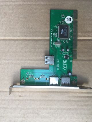 Tarjeta PCI 2 USB - Adaptador