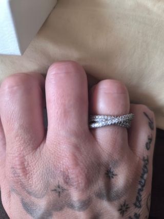Anillo Pandora Pavé plata 925