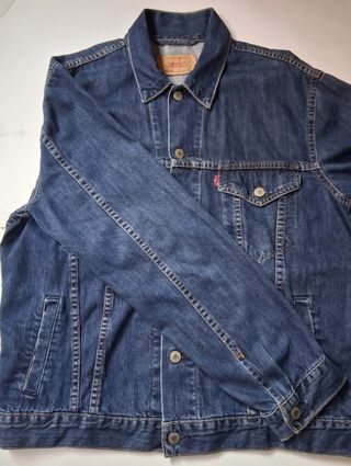 CAZADORA LEVIS VAQUERA AZUL OSCURO. TALLA L LEVI'S