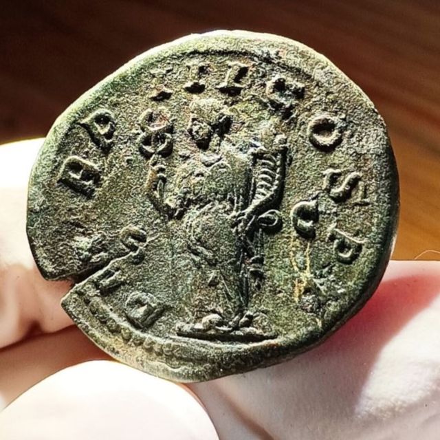 Sestercio Filipo I - P M TR P III COS P P